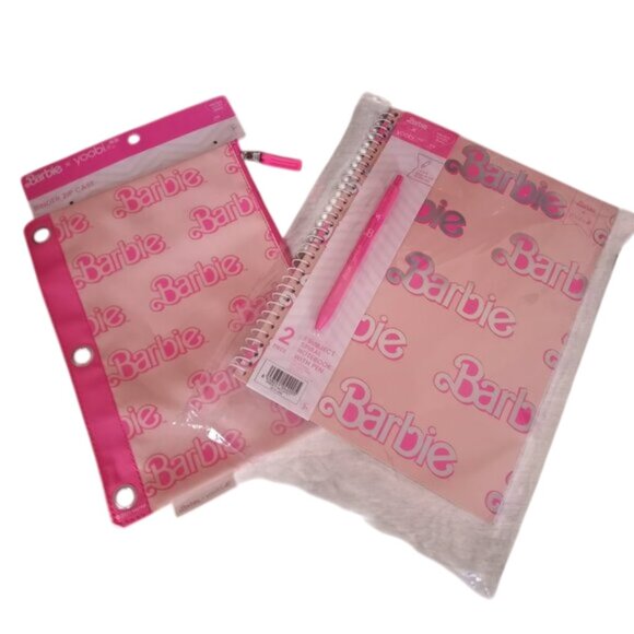 Barbie Pink 1 Subject Composition Notebook With Pen - Includes Pencil Pouch - Picture 10 of 10
